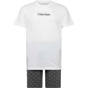 Calvin Ss Tee And Short Set S White S Calvin Ss Tee And Short Set S White S