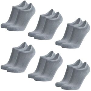 Danish Endurance Bamboo No-Show Socks 6-Pack 35-38 Grey 35-38 Danish Endurance Bamboo No-Show Socks 6-Pack 35-38 Grey 35-38