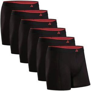 Danish Endurance Bamboo Trunks (Men) 6-Pack XL Black XL Danish Endurance Bamboo Trunks (Men) 6-Pack XL Black XL