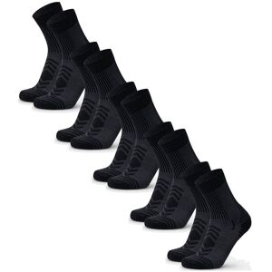 Danish Endurance Light Hiking Crew Socks 5-Pack 35-38 Black 35-38 Danish Endurance Light Hiking Crew Socks 5-Pack 35-38 Black 35-38