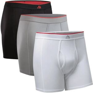 Danish Endurance Bamboo Fly Trunks (Men) 3-Pack L Patterned L Danish Endurance Bamboo Fly Trunks (Men) 3-Pack L Patterned L