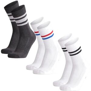 Danish Endurance Tennis Crew Socks 3-Pack 35-38 White 35-38 Danish Endurance Tennis Crew Socks 3-Pack 35-38 White 35-38