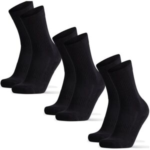 Danish Endurance Tennis Crew Socks 3-Pack 39-42 Black 39-42 Danish Endurance Tennis Crew Socks 3-Pack 39-42 Black 39-42