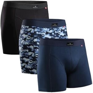 Danish Endurance Classic Trunks (Men) 3-Pack XL Blue XL Danish Endurance Classic Trunks (Men) 3-Pack XL Blue XL