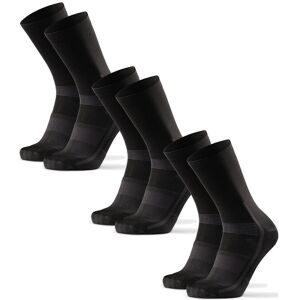 Danish Endurance Aero Cycling Crew Socks 3-Pack 43-47 Black 43-47 Danish Endurance Aero Cycling Crew Socks 3-Pack 43-47 Black 43-47