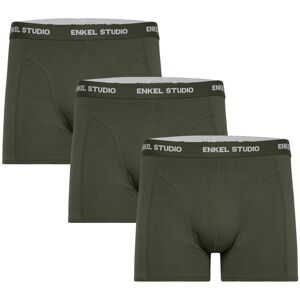 Enkel Studio Boxer Bambus 3Pack Eskarlo M Khaki M Enkel Studio Boxer Bambus 3Pack Eskarlo M Khaki M