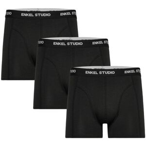 Enkel Studio Boxer Bambus 3Pack Eskarlo M Black M Enkel Studio Boxer Bambus 3Pack Eskarlo M Black M