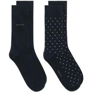 Gant 2-Pack Mixed Socks 43-45 Navy 43-45 Gant 2-Pack Mixed Socks 43-45 Navy 43-45
