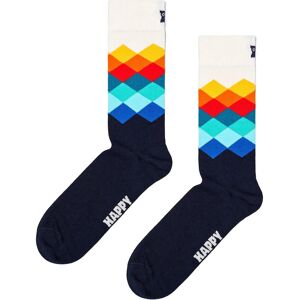 Happy Socks Faded Diamond Sock 41-46 Navy 41-46 Happy Socks Faded Diamond Sock 41-46 Navy 41-46