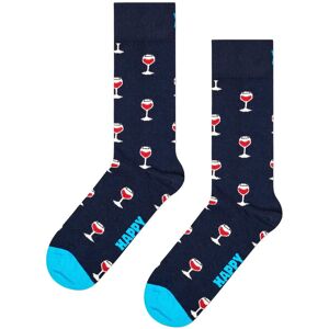 Happy Socks Glass Of Wine Sock 41-46 Navy 41-46 Happy Socks Glass Of Wine Sock 41-46 Navy 41-46