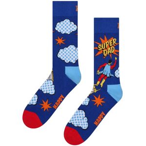 Happy Socks Flying Super Dad Sock 41-46 Blue 41-46 Happy Socks Flying Super Dad Sock 41-46 Blue 41-46