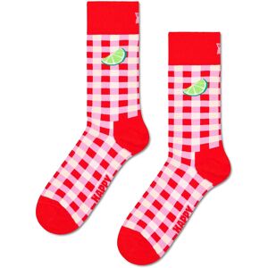 Happy Socks Gingham Lime Sock 36-40 Red 36-40 Happy Socks Gingham Lime Sock 36-40 Red 36-40