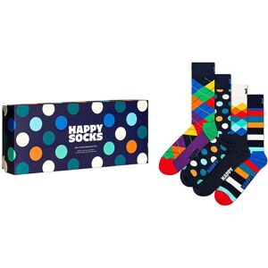 Happy Socks 4-Pack Multi-Color Socks Gift Set 36-40 Navy 36-40 Happy Socks 4-Pack Multi-Color Socks Gift Set 36-40 Navy 36-40
