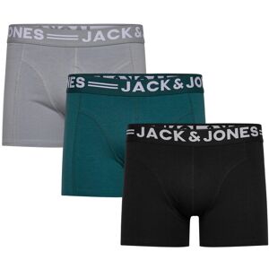 Jack & Jones Sense Trunks 3-Pack Noos L Grey L Jack & Jones Sense Trunks 3-Pack Noos L Grey L