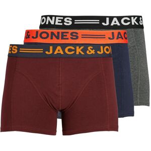 Jack & Jones Jaclichfield Trunks 3 Pack Noos L Red L Jack & Jones Jaclichfield Trunks 3 Pack Noos L Red L
