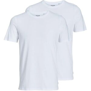 Jack & Jones Jacbasic Crew Neck Tee Ss 2 Pack Noos XXL White XXL Jack & Jones Jacbasic Crew Neck Tee Ss 2 Pack Noos XXL White XXL
