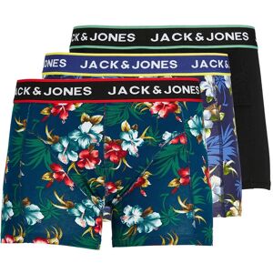Jack & Jones Jacflower Trunks 3 Pack.noos S Black S Jack & Jones Jacflower Trunks 3 Pack.noos S Black S