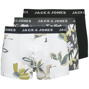 Jack & Jones Jacabstract Trunks 3 Pack Sn XL White XL Jack & Jones Jacabstract Trunks 3 Pack Sn XL White XL