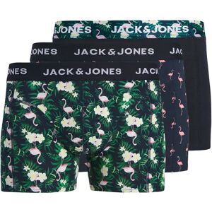 Jack & Jones Jacflamingo Flower Trunks 3 Pack Sn XXL Black XXL Jack & Jones Jacflamingo Flower Trunks 3 Pack Sn XXL Black XXL