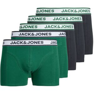 Jack & Jones Jacnolan Solid Trunks 5 Pack L Green L Jack & Jones Jacnolan Solid Trunks 5 Pack L Green L