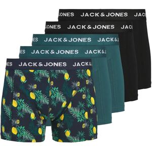Jack & Jones Jacjake Lemon Trunks 5 Pack XXL Black XXL Jack & Jones Jacjake Lemon Trunks 5 Pack XXL Black XXL