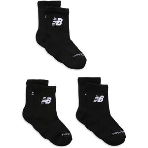 New Balance Youth Daily Essentials Cushion Crew Socks 3 Pack M Black M New Balance Youth Daily Essentials Cushion Crew Socks 3 Pack M Black M