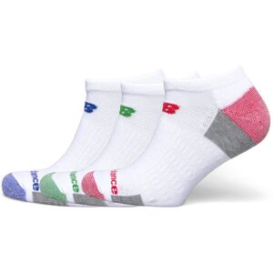 New Balance Performance Cushioned No Show 3 Pack M White M New Balance Performance Cushioned No Show 3 Pack M White M
