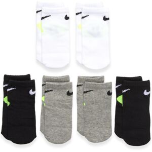 Nike 6Pk Quarter Sock 2-4Y White 2-4Y Nike 6Pk Quarter Sock 2-4Y White 2-4Y