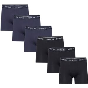 NORVIG 6-Pack Mens Tights L Black L NORVIG 6-Pack Mens Tights L Black L
