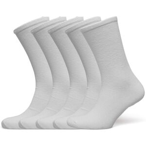 NORVIG 5-Pack Mens Basic Socks 40/46 White 40/46 NORVIG 5-Pack Mens Basic Socks 40/46 White 40/46