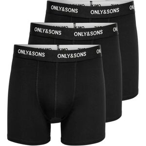 ONLY & SONS Onsfitz Solid Black Boxer 3Pack3854 Noos XS Black XS ONLY & SONS Onsfitz Solid Black Boxer 3Pack3854 Noos XS Black XS