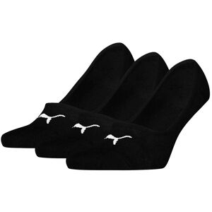 Puma Unisex Footie 3P 35-38 Black 35-38 Puma Unisex Footie 3P 35-38 Black 35-38