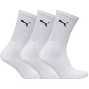 Puma Unisex Crew Sock 3P 47-49 White 47-49 Puma Unisex Crew Sock 3P 47-49 White 47-49
