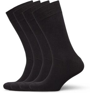 TOPECO Socks 4P, Cotton 41-45 Black 41-45 TOPECO Socks 4P, Cotton 41-45 Black 41-45