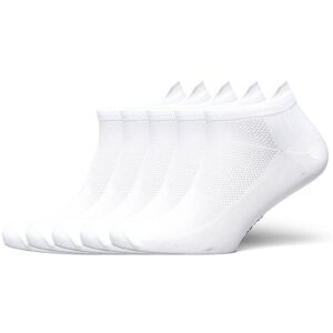 ZEBDIA Unisex 5-Pack Running Socks 39-42 White 39-42 ZEBDIA Unisex 5-Pack Running Socks 39-42 White 39-42
