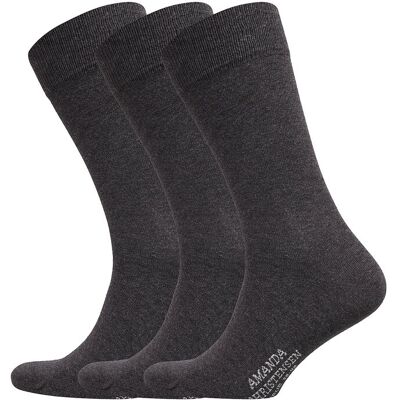 Amanda Christensen True Ankle Sock 3-Pack 43-46 Grey 43-46 Amanda Christensen True Ankle Sock 3-Pack 43-46 Grey 43-46