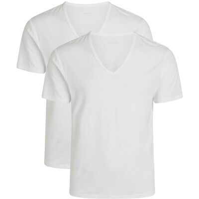 Garmin Urban Quest The Bamboo Mens V-Neck Undershirt 2-Pack L White L Garmin Urban Quest The Bamboo Mens V-Neck Undershirt 2-Pack L White L