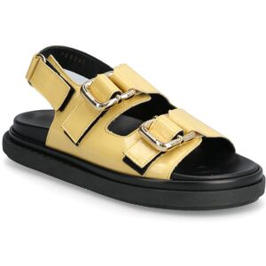 ALOHAS Harper Onix Leather Sandals 39 Yellow 39 ALOHAS Harper Onix Leather Sandals 39 Yellow 39