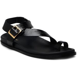 ALOHAS Siren Leather Sandals 36 Black 36 ALOHAS Siren Leather Sandals 36 Black 36