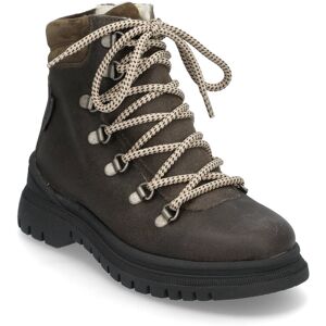 ANGULUS Boots - Flat - With Lace And Zip 31 Khaki 31 ANGULUS Boots - Flat - With Lace And Zip 31 Khaki 31