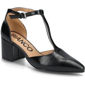 Bianco Biadevived T-Strap Pump Faux Leather 41 Black 41 Bianco Biadevived T-Strap Pump Faux Leather 41 Black 41
