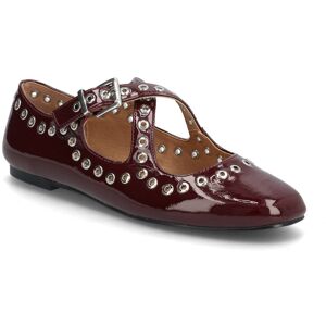 Bianco Bialilja Cross Mary Jane Studded Faux Leather 36 Red 36 Bianco Bialilja Cross Mary Jane Studded Faux Leather 36 Red 36