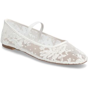 Bianco Bialilja Lace Ballerina 41 White 41 Bianco Bialilja Lace Ballerina 41 White 41