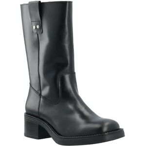Bianco Biamary Mid Pull On Boot Smooth Leather 40 Black 40 Bianco Biamary Mid Pull On Boot Smooth Leather 40 Black 40