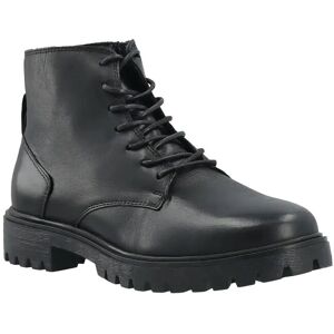 Bianco Biagina Lace Up Boot Smooth Leather 38 Black 38 Bianco Biagina Lace Up Boot Smooth Leather 38 Black 38