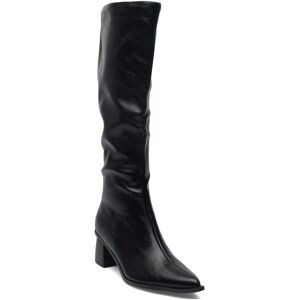Bianco Bialeonora Tall Zip Boot Faux Leather 37 Black 37 Bianco Bialeonora Tall Zip Boot Faux Leather 37 Black 37
