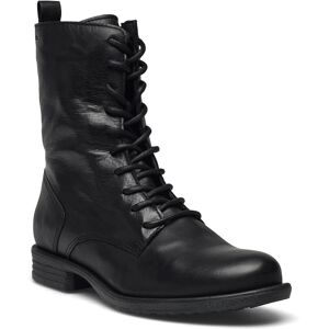 Bianco Biadanelle Lace Up Boot Leather 36 Black 36 Bianco Biadanelle Lace Up Boot Leather 36 Black 36