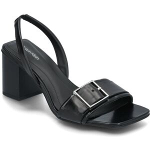 Calvin Heel Sandal 70 W/Buckle - Lth 39 Black 39 Calvin Heel Sandal 70 W/Buckle - Lth 39 Black 39