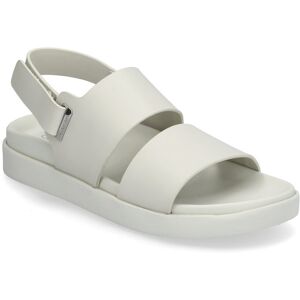 Calvin Flat Adj Sandal Eyelet 38 White 38 Calvin Flat Adj Sandal Eyelet 38 White 38