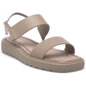 Calvin Sq Molded Sandal Slin Lth 36 Beige 36 Calvin Sq Molded Sandal Slin Lth 36 Beige 36